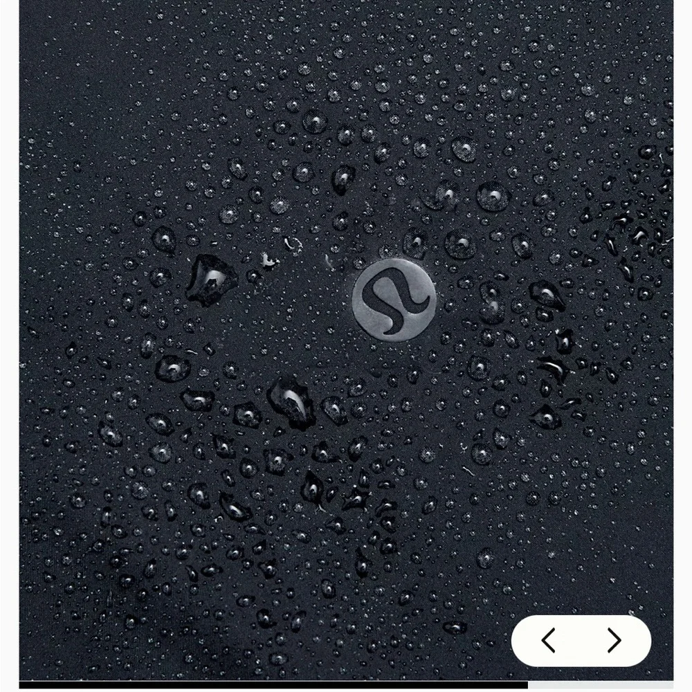 Lululemon Athletica Rain Rebel Black Trench, Size 6 - Picture 16 of 16